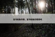 宝马轮胎价格，宝马轮胎价格贵吗