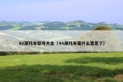 48摩托车型号大全（48摩托车是什么意思了）