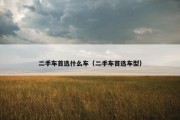 二手车首选什么车（二手车首选车型）