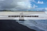 皮卡车轮胎型号（皮卡车轮胎型号有哪些）