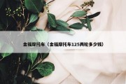 金福摩托车（金福摩托车125两轮多少钱）