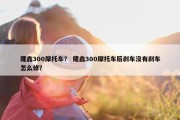 隆鑫300摩托车？ 隆鑫300摩托车后刹车没有刹车怎么修？