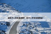 成瓜子二手车直卖网？ 瓜子二手车交易网站？