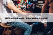 摩托车油箱开关方向图，摩托车油箱开关方向与位置
