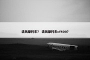 清风摩托车？ 清风摩托车cf400？