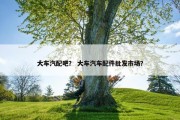 大车汽配吧？ 大车汽车配件批发市场？