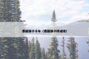 泰国猴子卡车（泰国猴子胖成球）