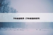 汽车美容软件（汽车美容的软件）