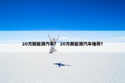 20万新能源汽车？ 20万新能源汽车推荐？
