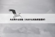 大众用什么轮胎（大众什么轮胎质量最好）