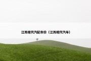 江苏现代汽配市价（江苏现代汽车）