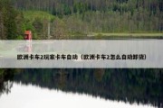 欧洲卡车2玩家卡车自动（欧洲卡车2怎么自动卸货）