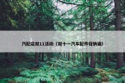汽配店双11活动（双十一汽车配件促销语）