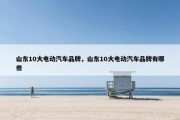 山东10大电动汽车品牌，山东10大电动汽车品牌有哪些