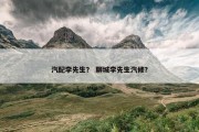 汽配李先生？ 聊城李先生汽修？