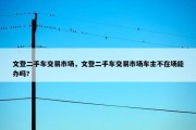 文登二手车交易市场，文登二手车交易市场车主不在场能办吗?