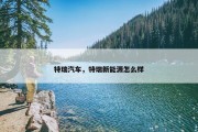 特瑞汽车，特瑞新能源怎么样