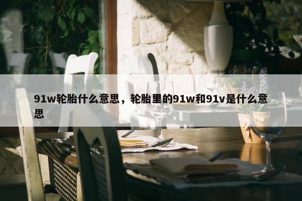 91w轮胎什么意思，轮胎里的91w和91v是什么意思