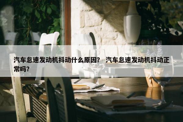 汽车怠速发动机抖动什么原因？ 汽车怠速发动机抖动正常吗？