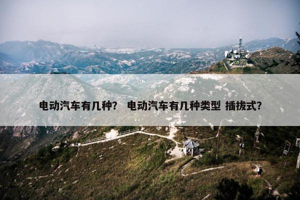 电动汽车有几种？ 电动汽车有几种类型 插拔式？