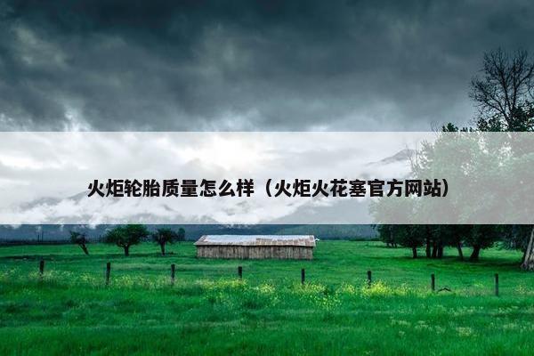 火炬轮胎质量怎么样（火炬火花塞官方网站）