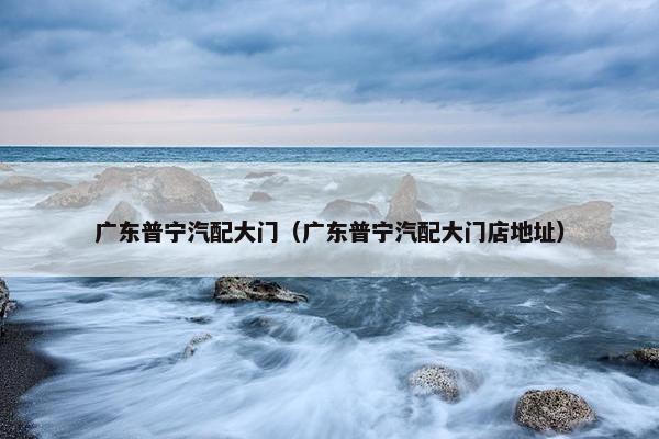 广东普宁汽配大门（广东普宁汽配大门店地址）