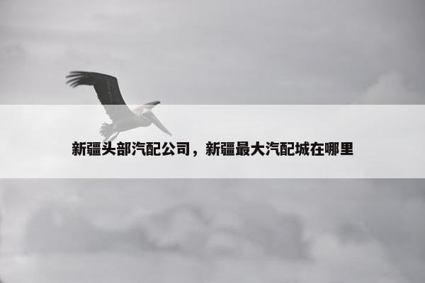 新疆头部汽配公司，新疆最大汽配城在哪里