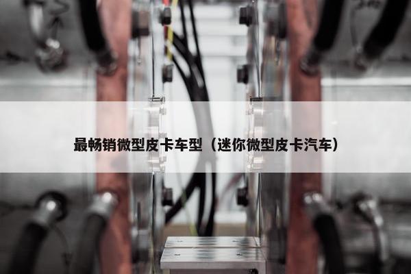 最畅销微型皮卡车型（迷你微型皮卡汽车）
