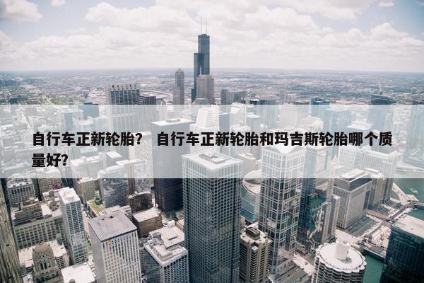 自行车正新轮胎？ 自行车正新轮胎和玛吉斯轮胎哪个质量好？
