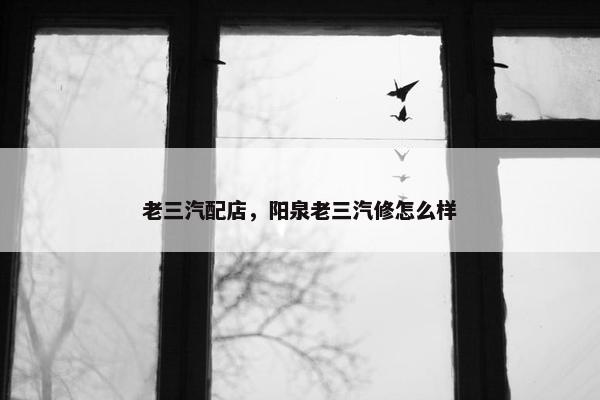 老三汽配店，阳泉老三汽修怎么样