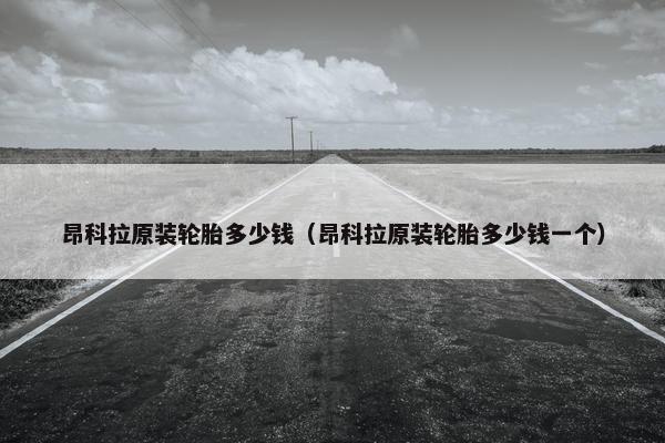 昂科拉原装轮胎多少钱（昂科拉原装轮胎多少钱一个）