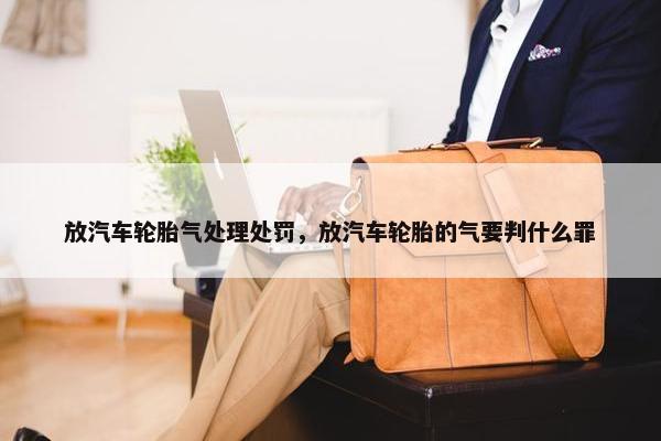 放汽车轮胎气处理处罚，放汽车轮胎的气要判什么罪