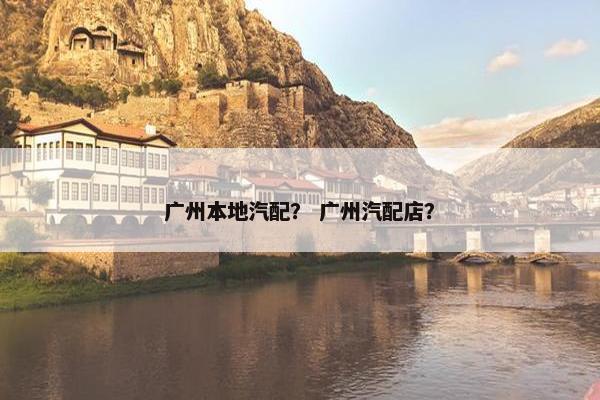 广州本地汽配？ 广州汽配店？