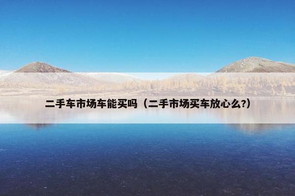 二手车市场车能买吗（二手市场买车放心么?）