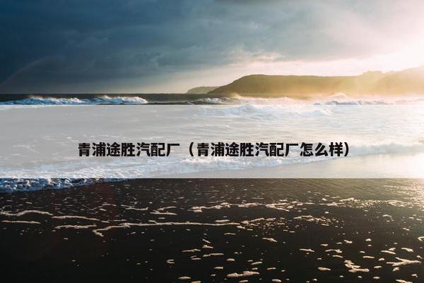 青浦途胜汽配厂（青浦途胜汽配厂怎么样）
