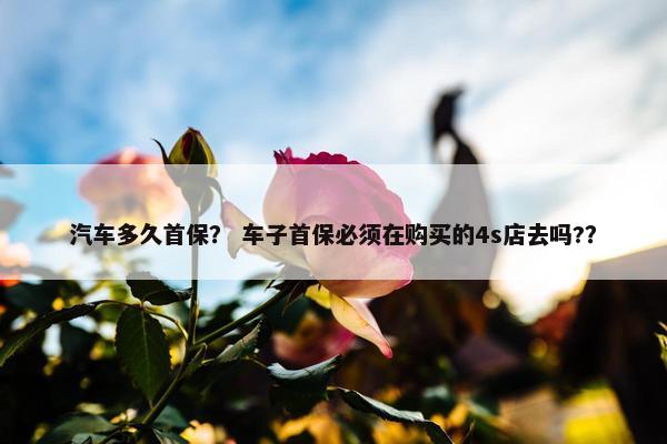 汽车多久首保？ 车子首保必须在购买的4s店去吗?？