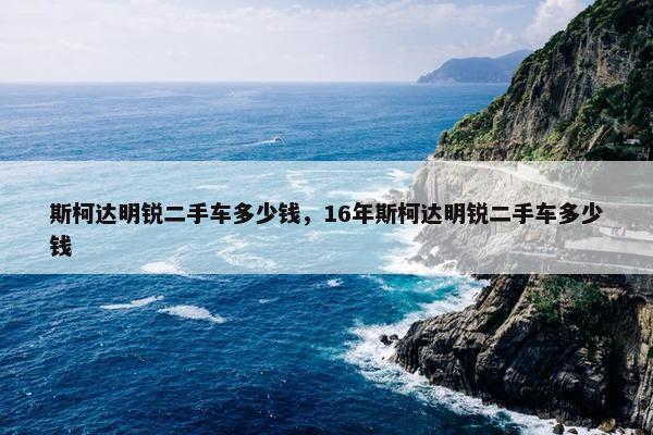 斯柯达明锐二手车多少钱，16年斯柯达明锐二手车多少钱
