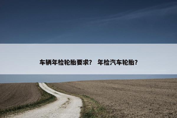 车辆年检轮胎要求？ 年检汽车轮胎？
