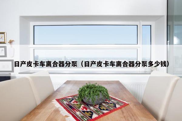 日产皮卡车离合器分泵（日产皮卡车离合器分泵多少钱）