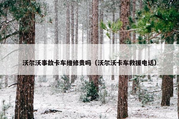 沃尔沃事故卡车维修贵吗（沃尔沃卡车救援电话）