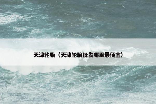 天津轮胎（天津轮胎批发哪里最便宜）