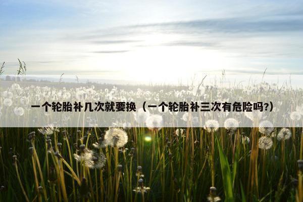 一个轮胎补几次就要换（一个轮胎补三次有危险吗?）