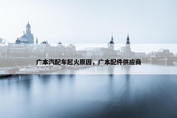 广本汽配车起火原因，广本配件供应商