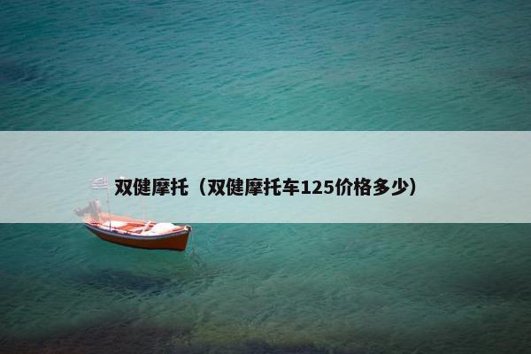 双健摩托（双健摩托车125价格多少）