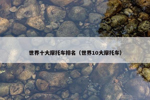 世界十大摩托车排名（世界10大摩托车）