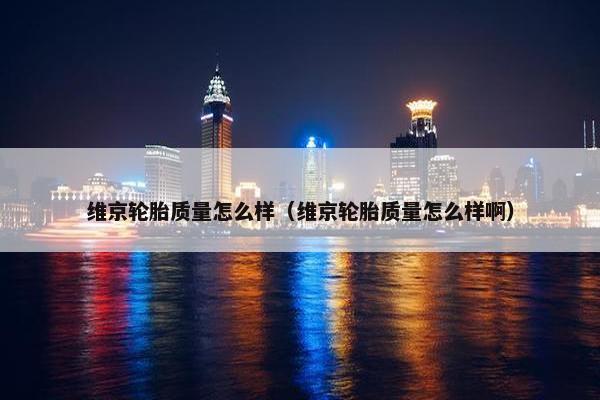 维京轮胎质量怎么样（维京轮胎质量怎么样啊）