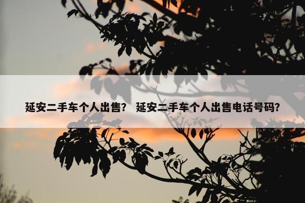 延安二手车个人出售？ 延安二手车个人出售电话号码？