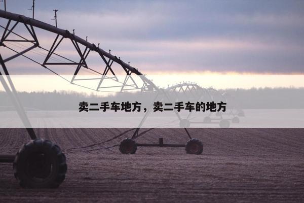 卖二手车地方，卖二手车的地方