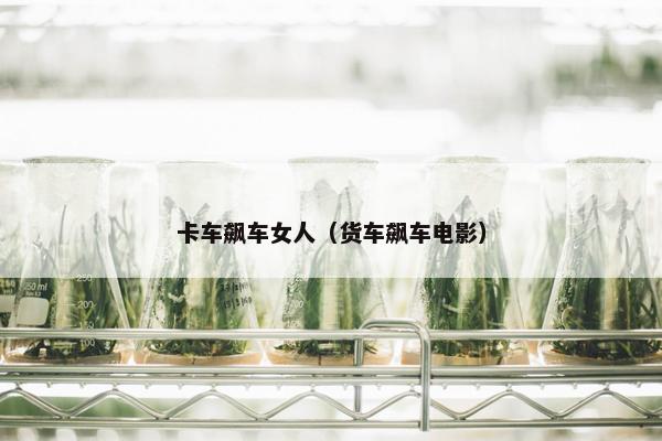 卡车飙车女人（货车飙车电影）