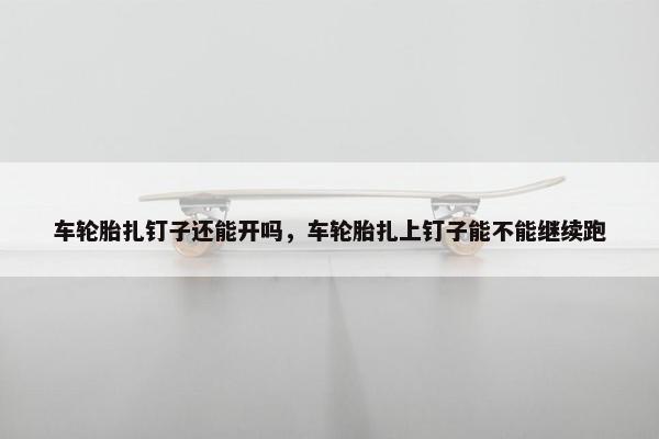 车轮胎扎钉子还能开吗，车轮胎扎上钉子能不能继续跑